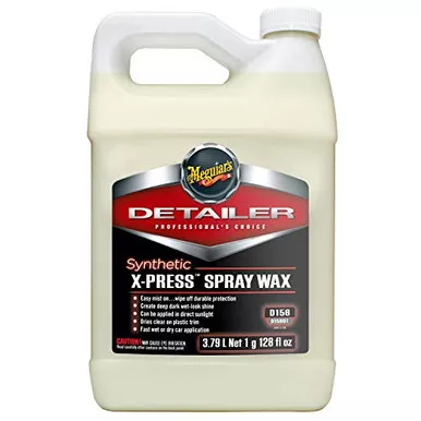 Meguiar's D15601 Synthetic X-Press Spray Wax, 1 Gallon