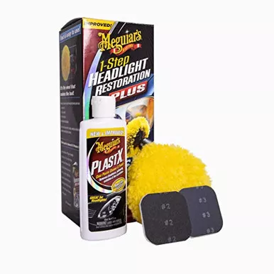 Meguiar's G2970 Two Step Headlight Restoration Kit, 4 fl. oz, 1 Pack