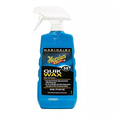 Meguiar’s M5916 Marine/RV Quik Wax Clean & Protect, 16 Fluid Ounces