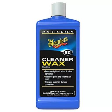 Meguiars M5032 RV Trailer Camper Cleaners One Step Rv Cleaner Wax 32 Oz.