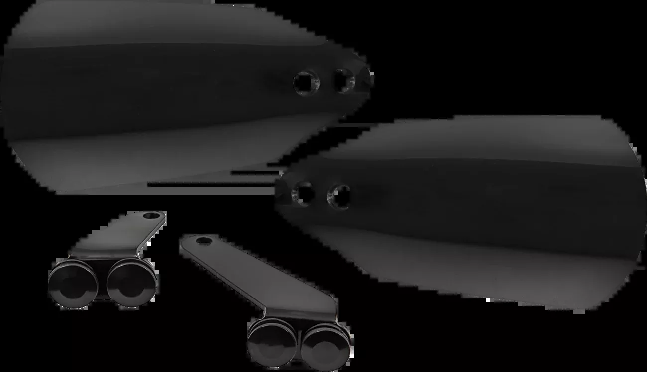 Memphis Shades Black Handlebar Hand Guards for 2023-2024 Harley Road Glide FLTR