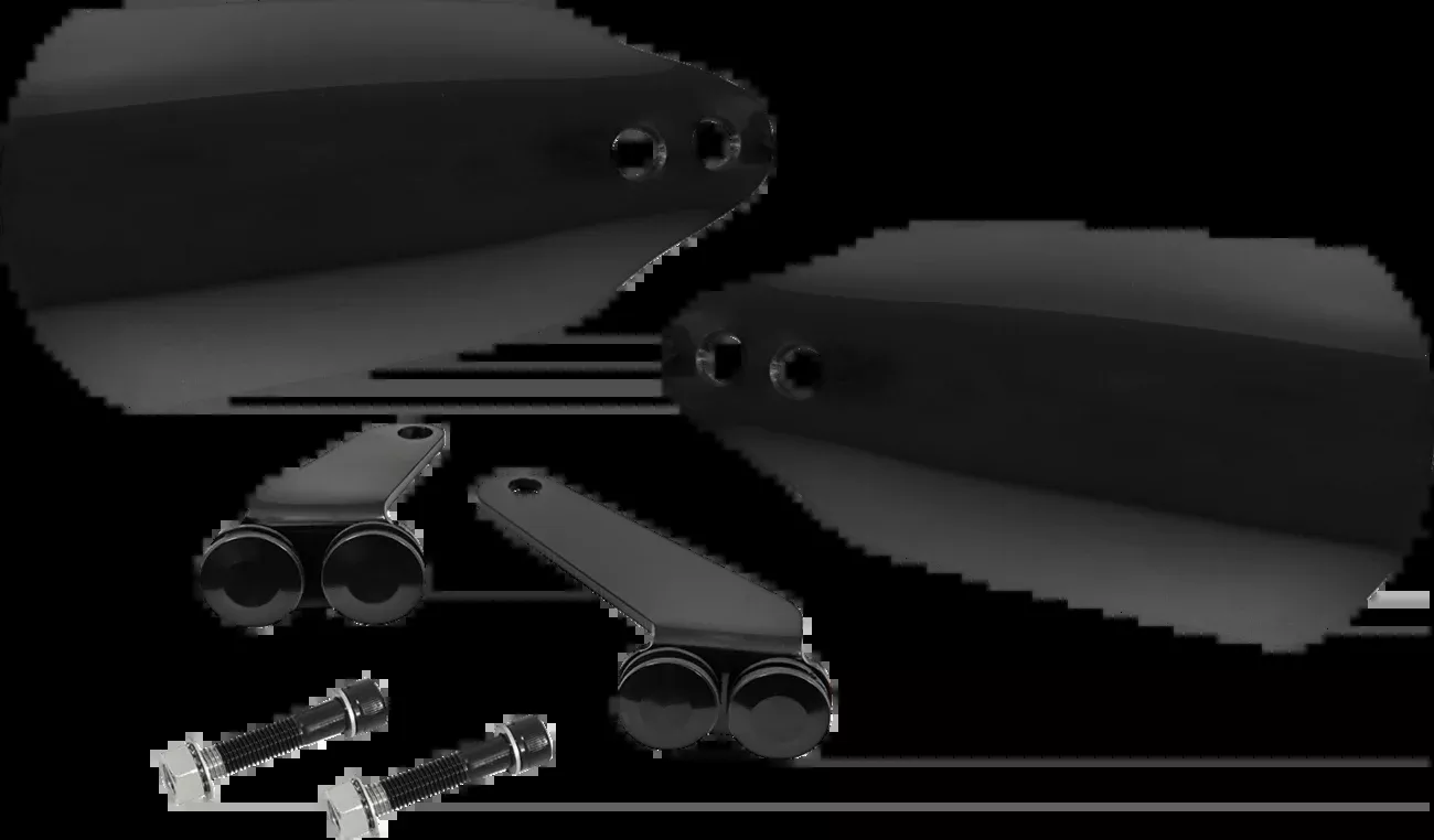 Memphis Shades Black Handlebar Hand Guards for 2023-2024 Harley Street Glide