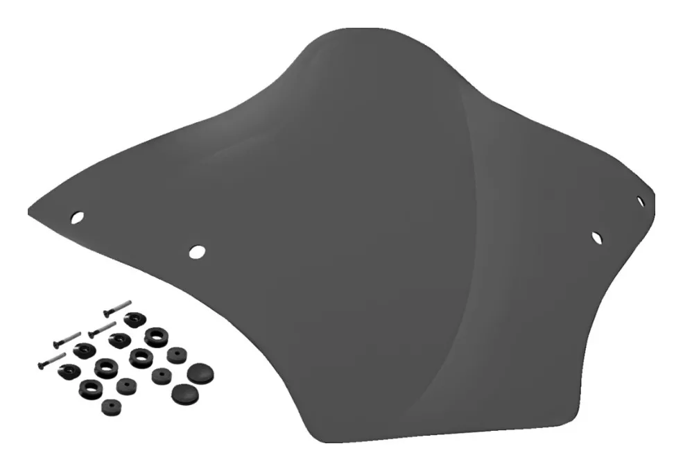 Memphis Shades BRL Race Bubble Windshield For Harley FLTR 2015-2025