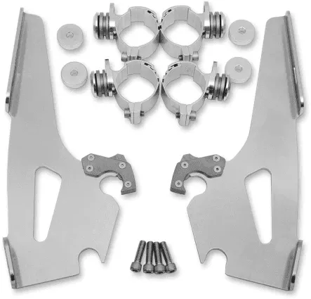 Memphis Shades Fats/Slim No-Tool Windshield Mounting Hardwarefor VLX600 '88-up