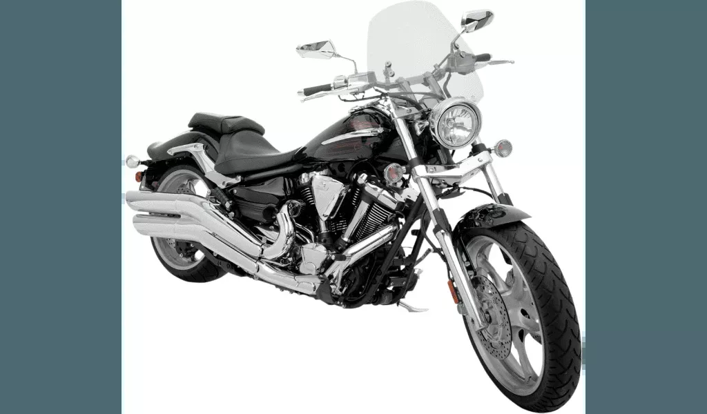 Memphis Shades Handlebar Mount Windshield - Hell Cat Style for Hondas with 7/8-1" Bars