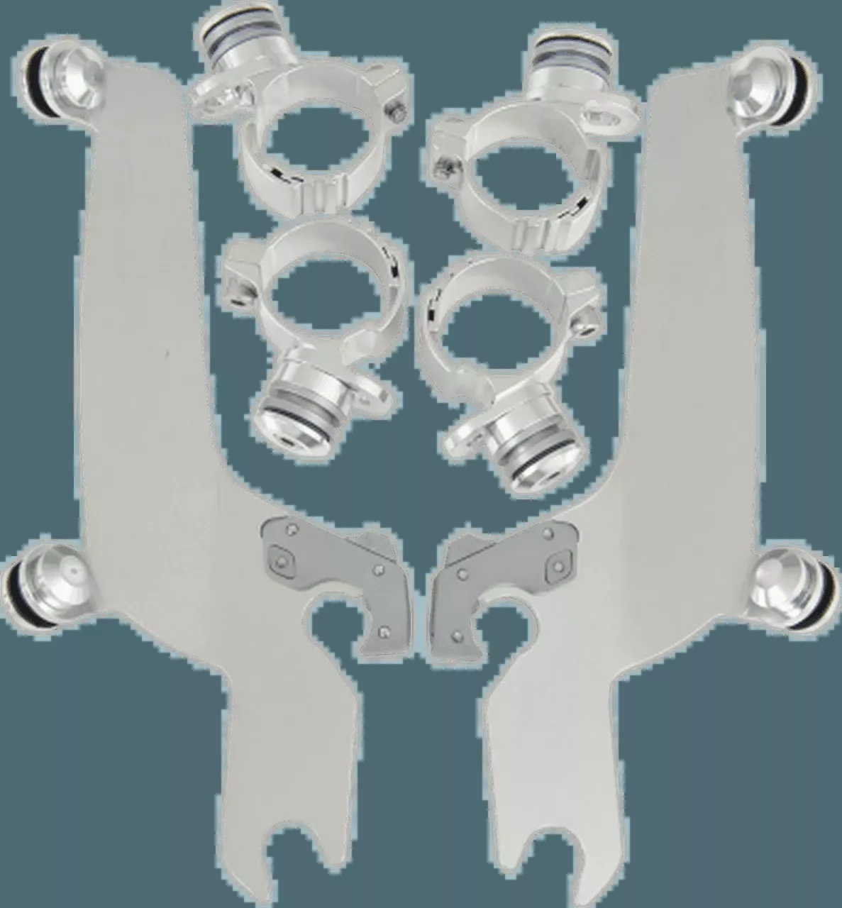 Memphis ShadesSportshield No-ToolWindshield Mounting Hardware for Vulcan 900 Custom '07-up