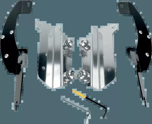 MemphisShades Batwing Windshield Mounting Kit for Nomad 1500 '05-Up FI Models Only -Black FAIRING AND WINDSHIELD NOT INCLUDED