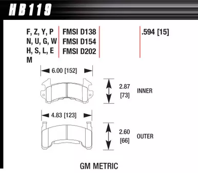 Metric GM HT-10 HB119S.594