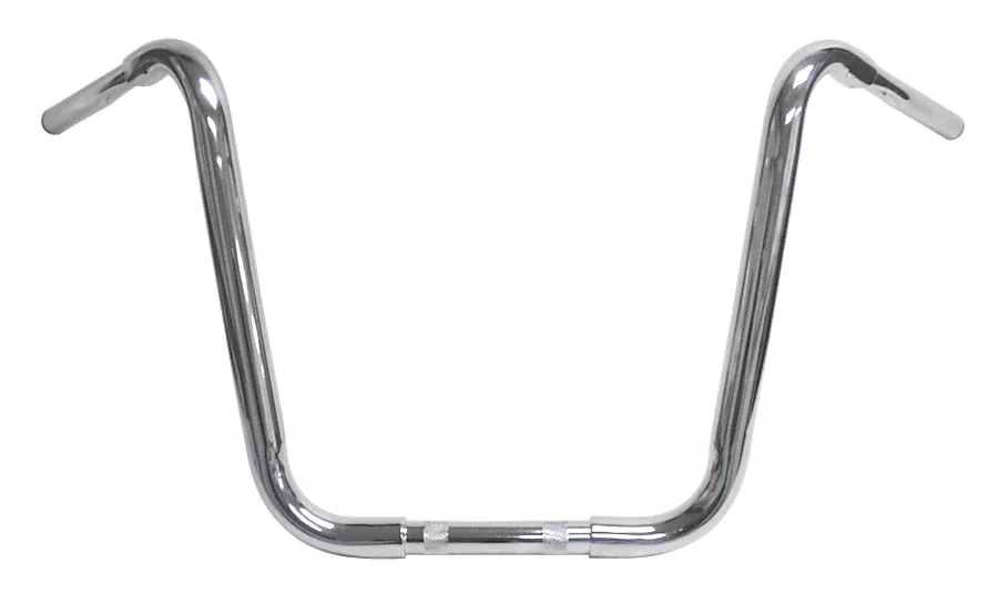 Mid USA 40103 Chrome 16" Fat Ape Hanger 1 1/4" Handlebars Harley & Custom