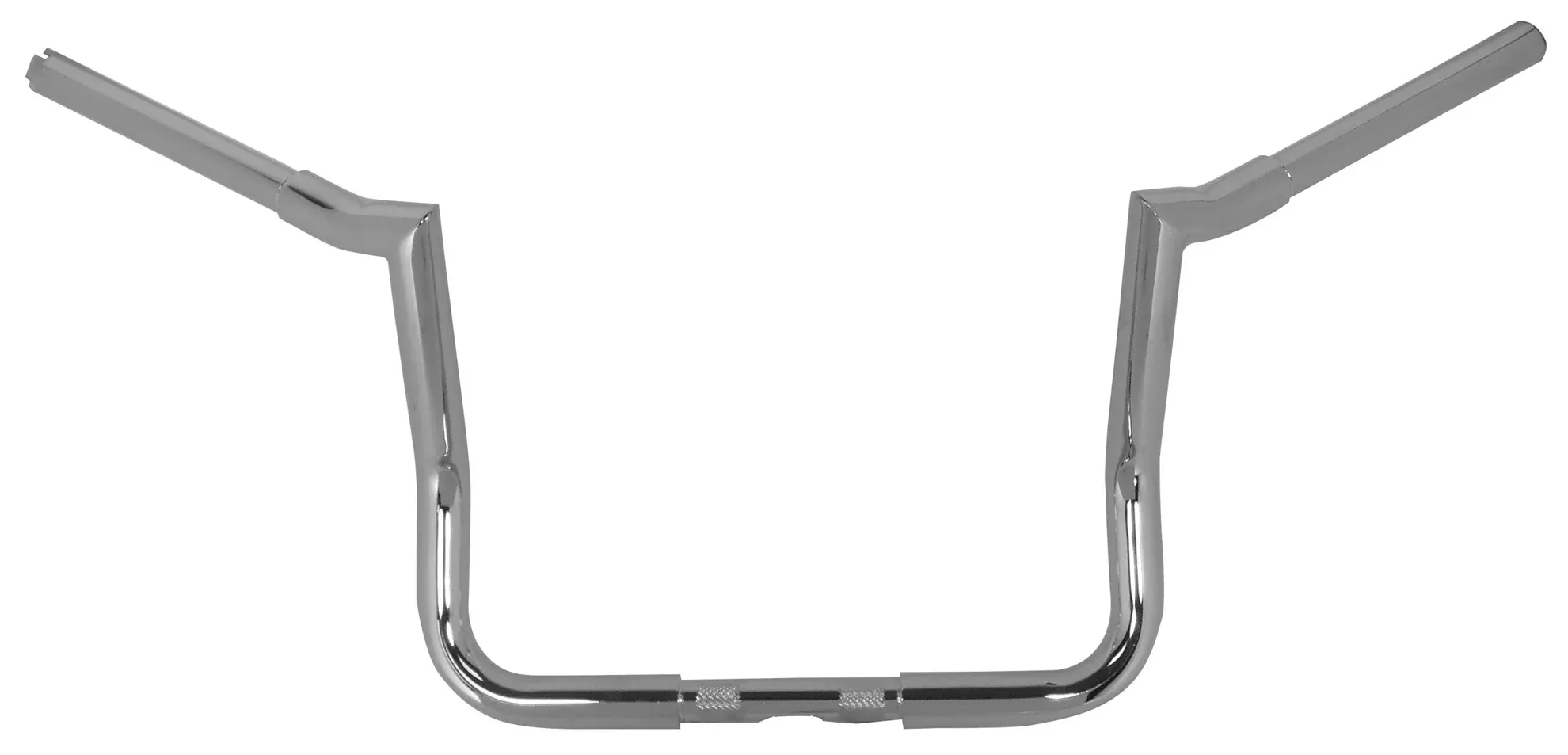 Mid USA 40135 Chrome 10" Jackknife Handlebars 1 1/4" Harley Touring Models 82-Up