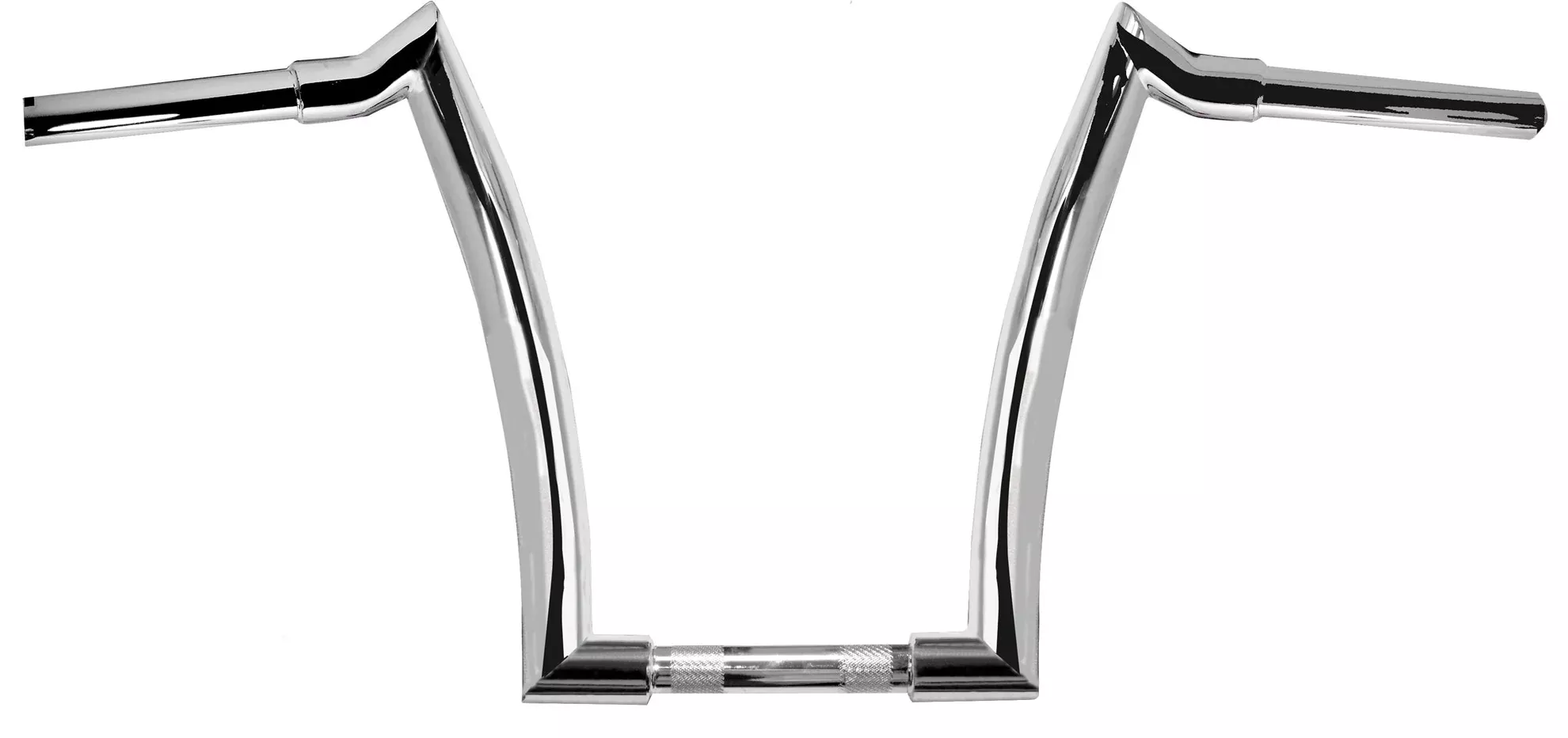 Mid USA 40147 Chrome 16" Jackknife Handlebars 1 1/2" Harley FLS FXD XL 82-Up