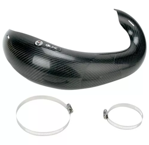 Moose Carbon Pipe Guard for FMF 2-Stroke Exhaust (1861-0134)