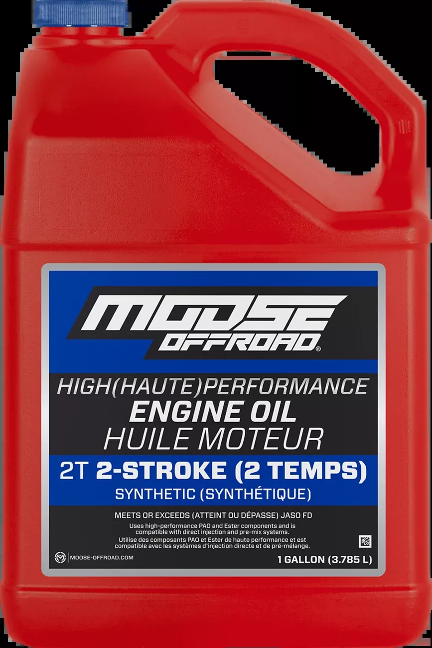 Moose Offroad 2-Stroke Synthetic Engine Oil – 1 US gallon-219384