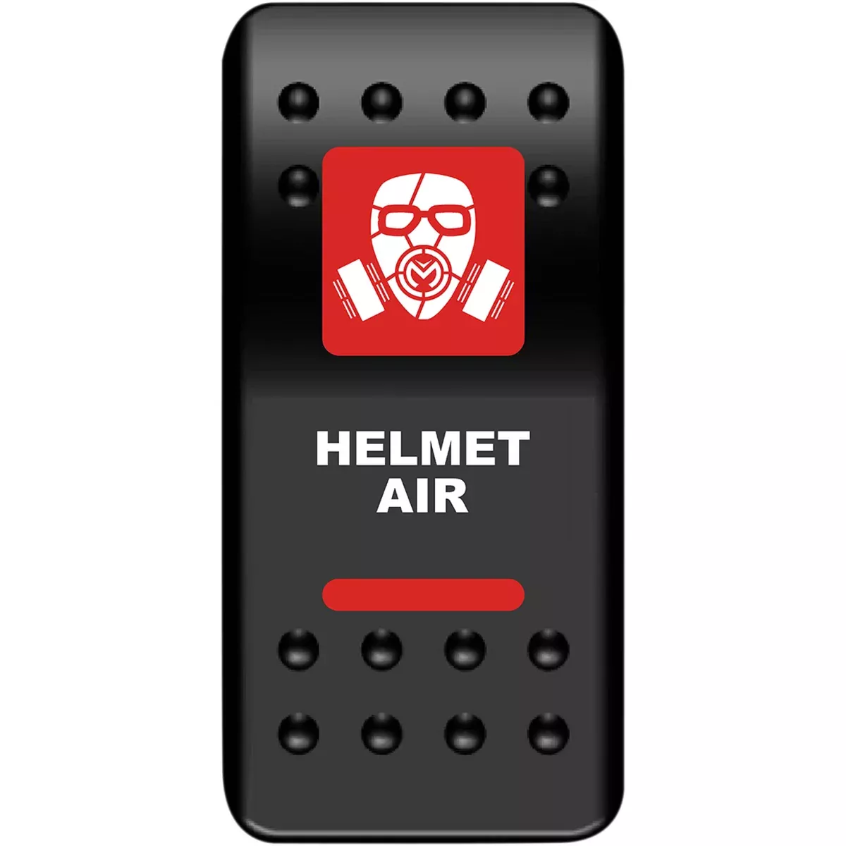 MOOSE OFFROAD 2106-0537 HMT-PWR-R Rocker Switch helmet air – red