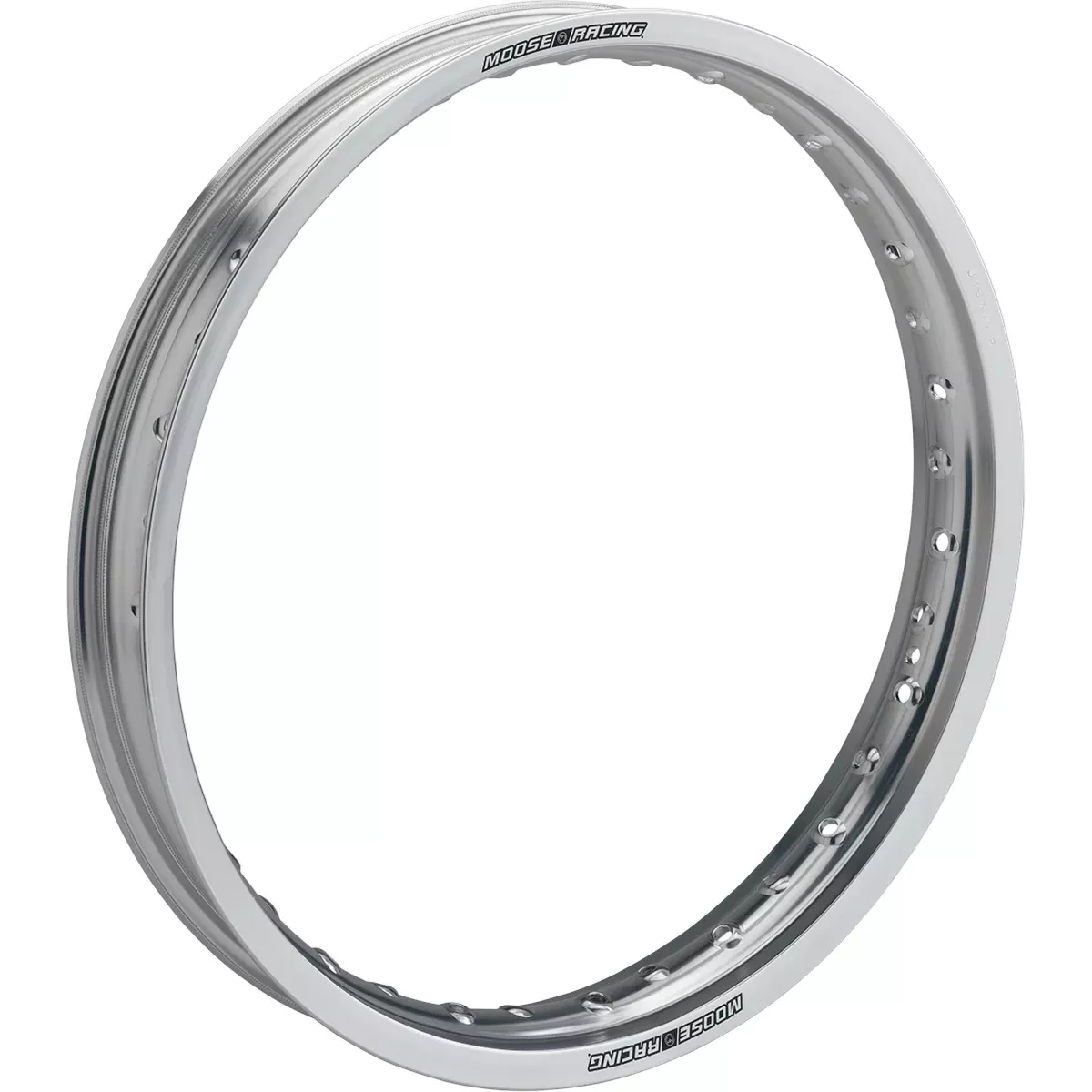 Moose Offroad Aluminum Rim 36 Hole Rear Silver 19x2.15 - GK-19X215S For Kawasaki Dirt Bikes 1983-2020 | Suzuki RM 125 / RM 250 / RMZ 250 1988-2008