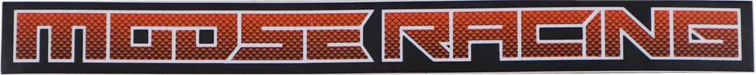 Moose Offroad Decal - Moose Corporate - Orange/White - 6"-4320-2410