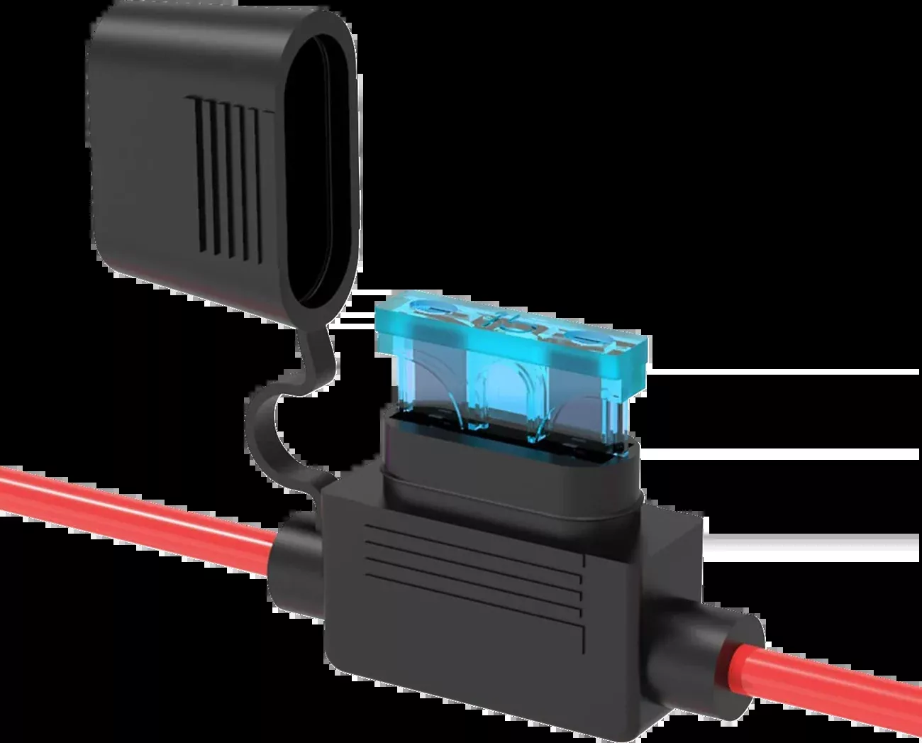 Moose Offroad In-line Fuse Holder – 10 A-16G-FUS