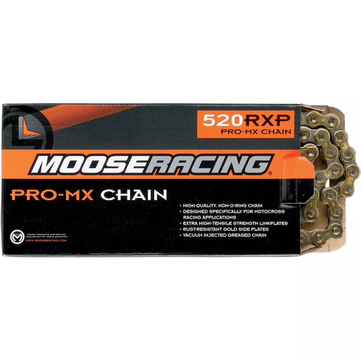 MOOSE OFFROAD M574-00-112 520 RXP Pro-MX Chain 520 RXP - Pro-MX Chain - Gold - 112 Links
