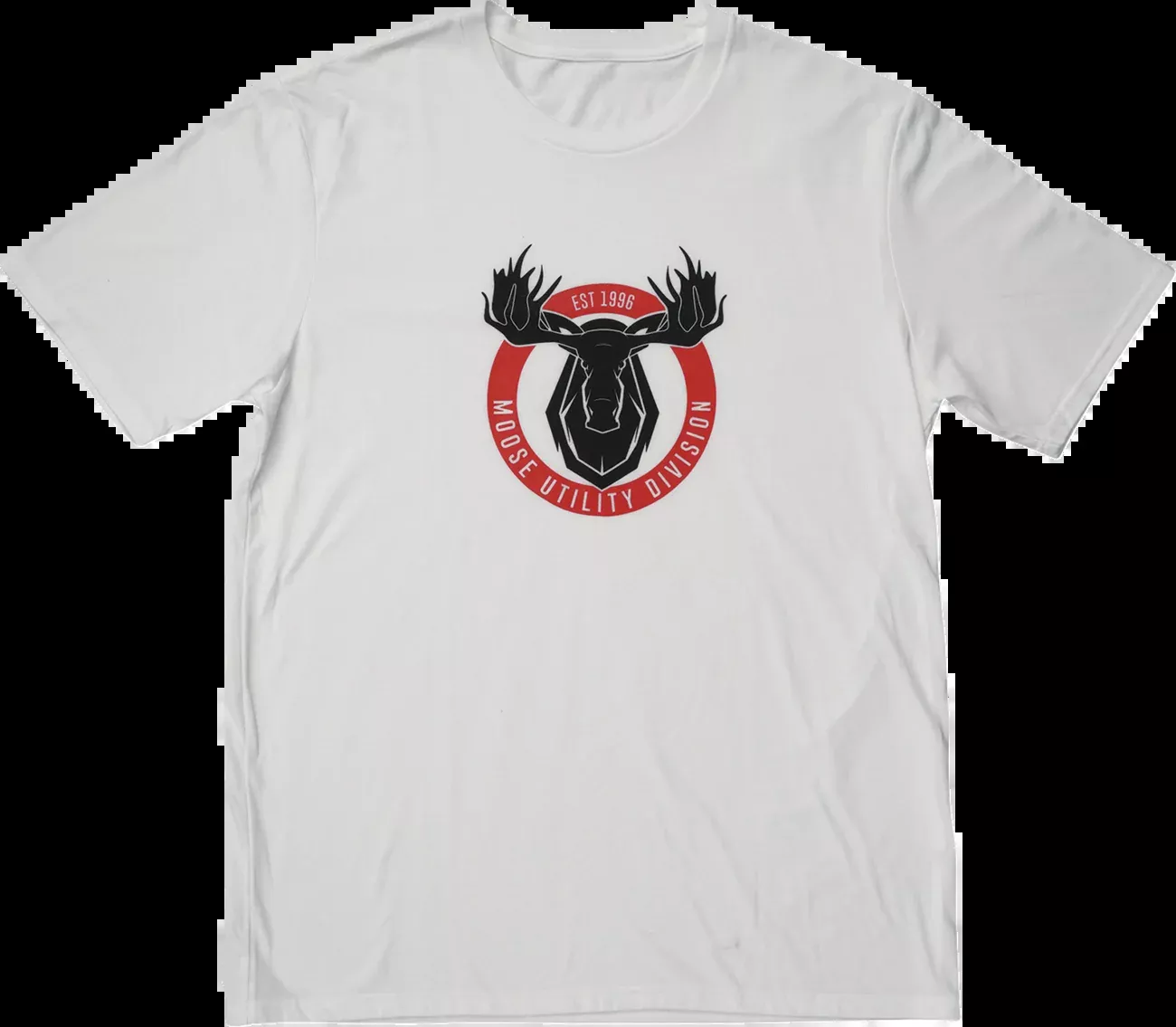 Moose Offroad MUD Badge T-Shirt – White – Small-3030-24386