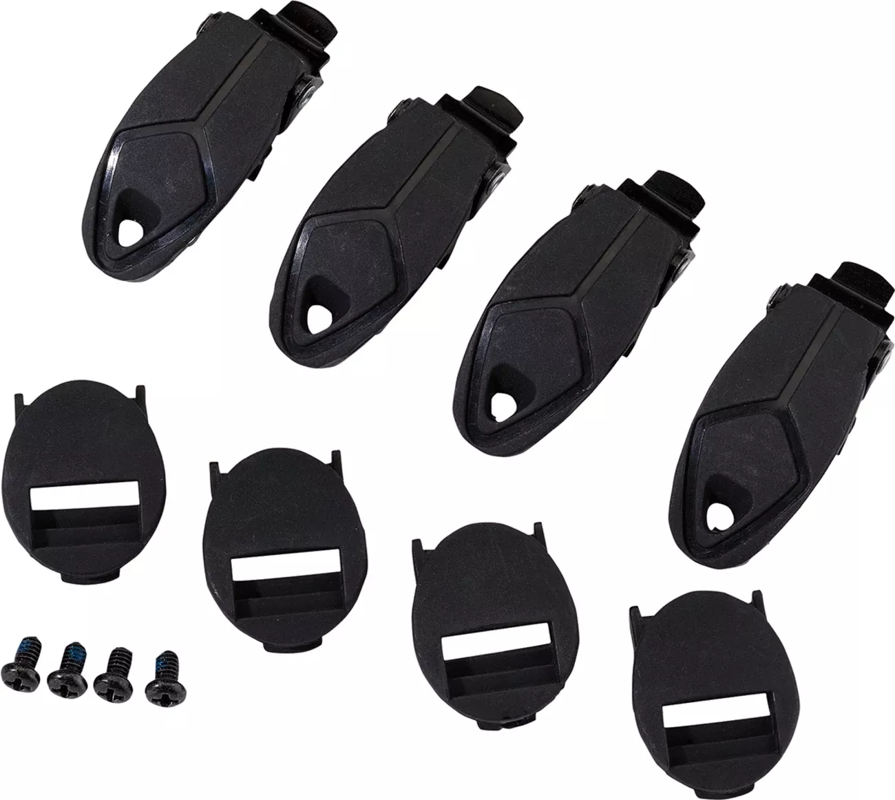 Moose Offroad Qualifier Boot Buckle Kit - Black-3430-1006