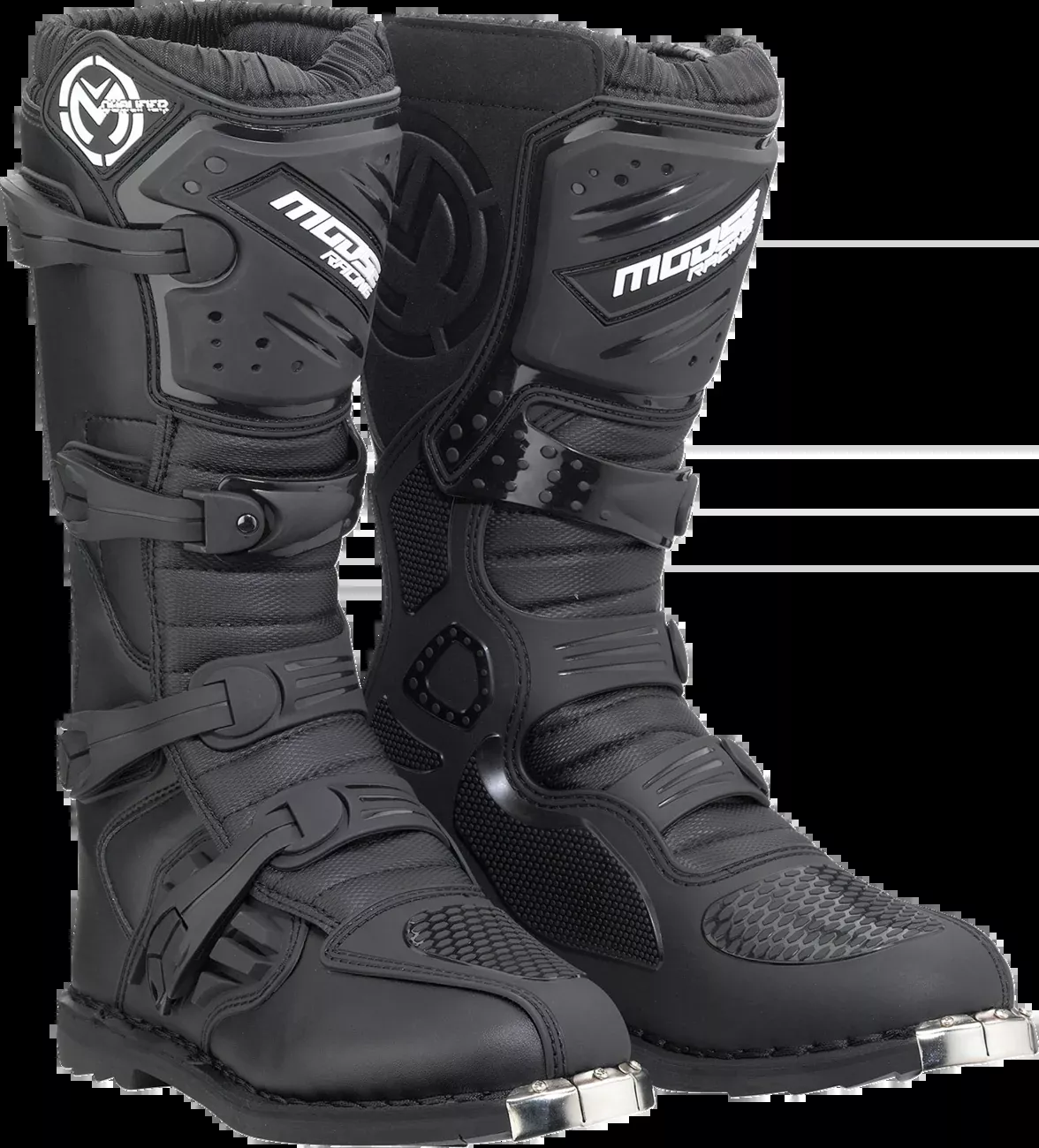 Moose Offroad Qualifier Boots – Black – Size 9-3410-2583