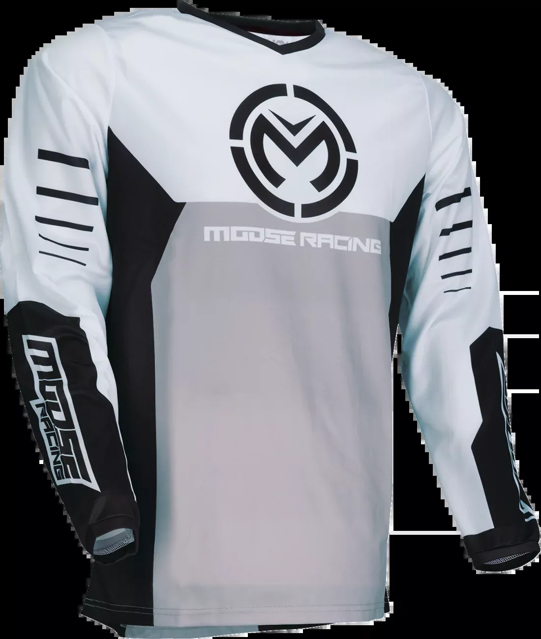 Moose Offroad Qualifier Jersey – Black/White – 5XL-2910-8158