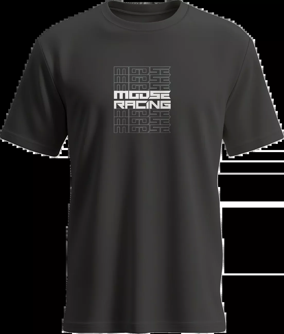 Moose Offroad Recurrence T-Shirt – Black – Large-3030-24430