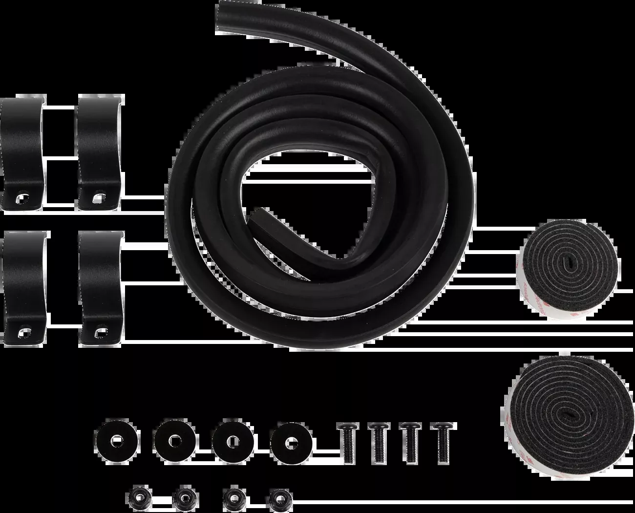 Moose Offroad Replacement Hardware Kit – Glass Windshield – Honda-28201M