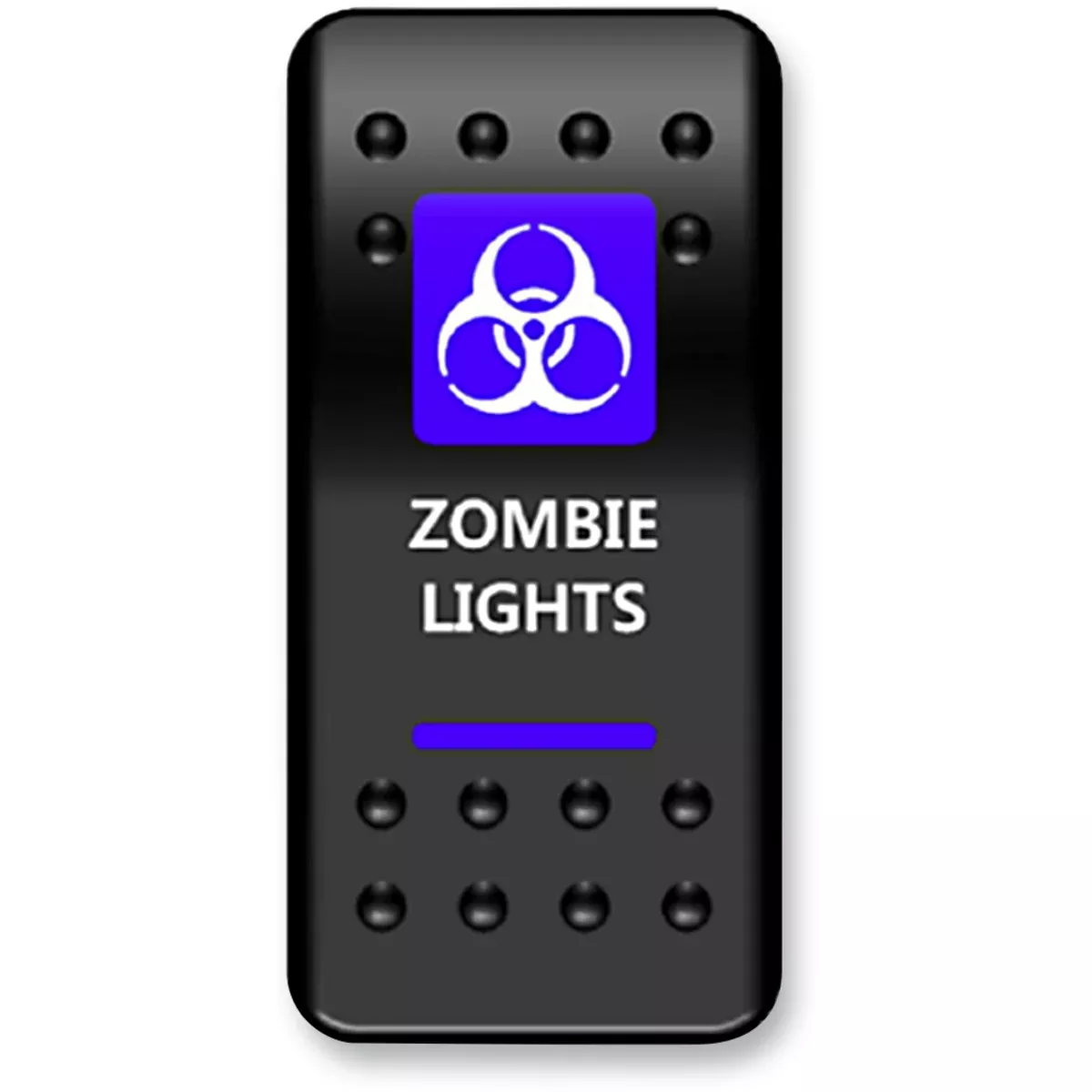 Moose Offroad Rocker Switch Zombie Lights Blue – ZMB-PWR