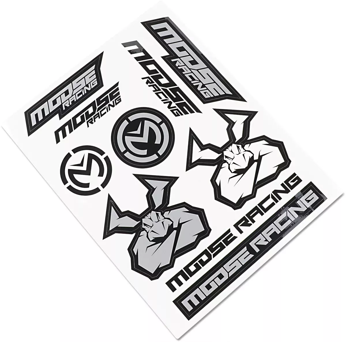 Moose Offroad S2 Decal – Moose Racing – Black/Silver-4320-2205