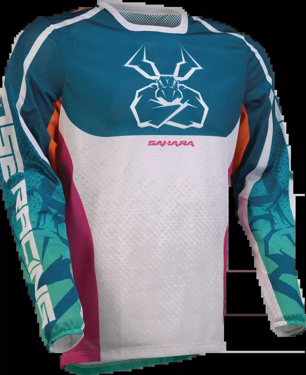 Moose Offroad Sahara Jersey – Teal/Orange/Pink – Medium-2910-8340