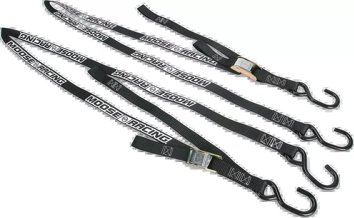 Moose Offroad Soft-Tie Tie-Downs - Black-3920-0302