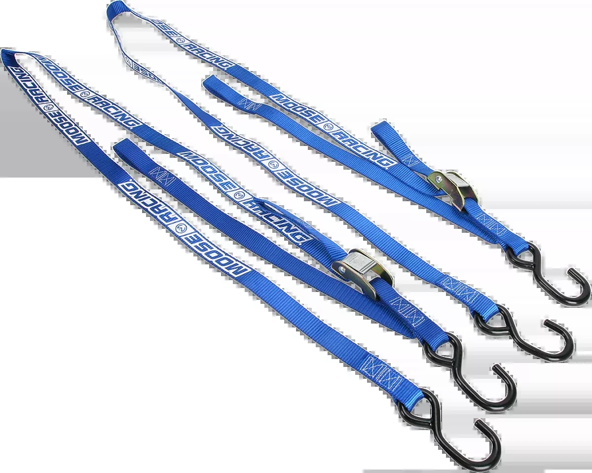 Moose Offroad Soft-Tie Tie-Downs – Blue-3920-0304