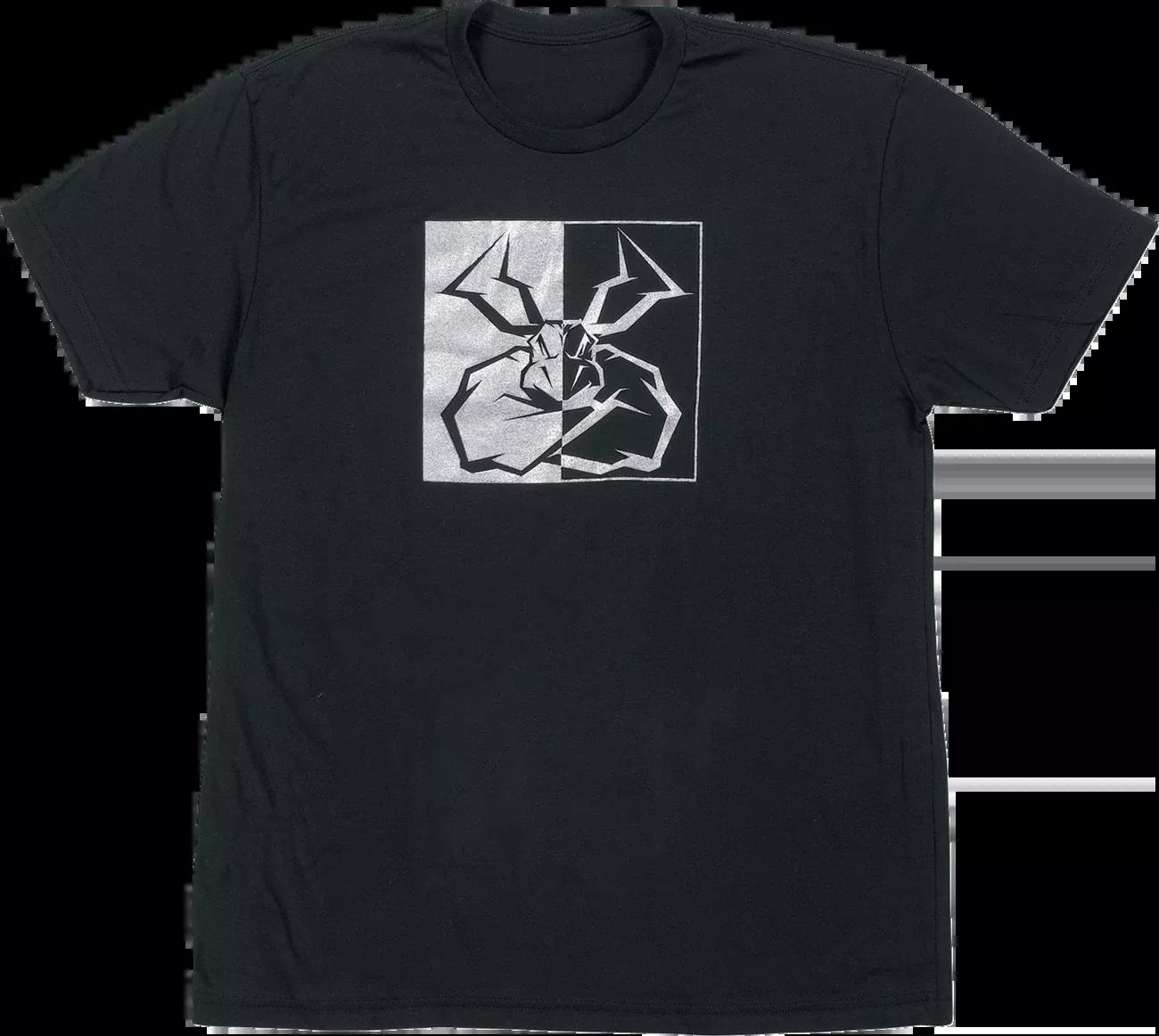 Moose Offroad Split Personality T-Shirt – Black – Large-3030-22700