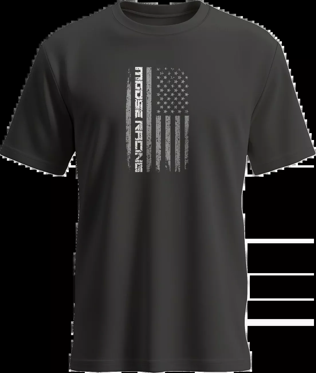 Moose Offroad Stars and Stripes Forever T-Shirt – Black – Small-3030-24423