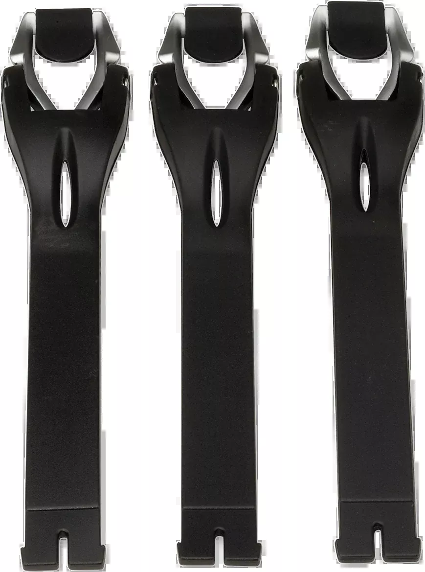 Moose Offroad Strap/Buckle Kit – Long – Black-3430-0845