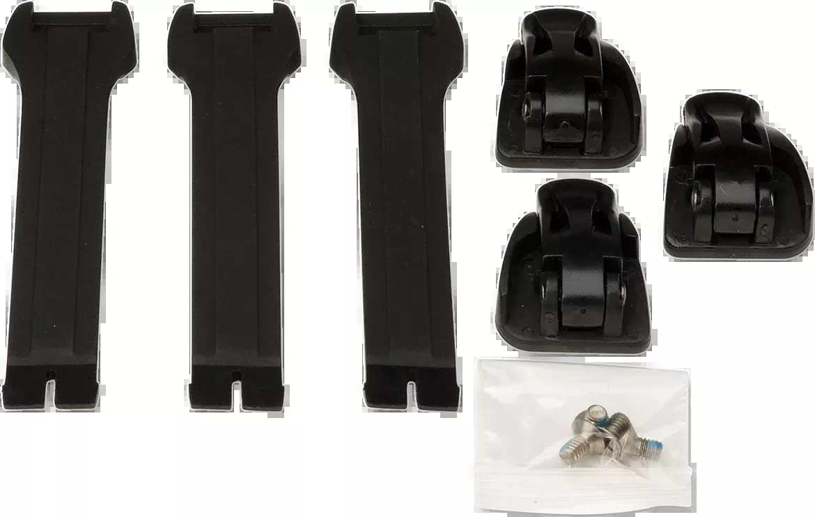 Moose Offroad Strap/Buckle Kit – Youth – Long – Black-3430-0843