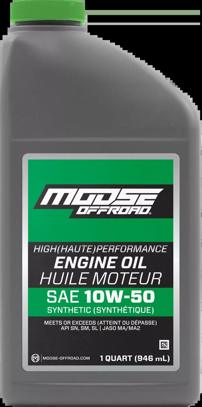 Moose Offroad Synthetic Engine Oil – 10W-50 – 1 US quart-219381