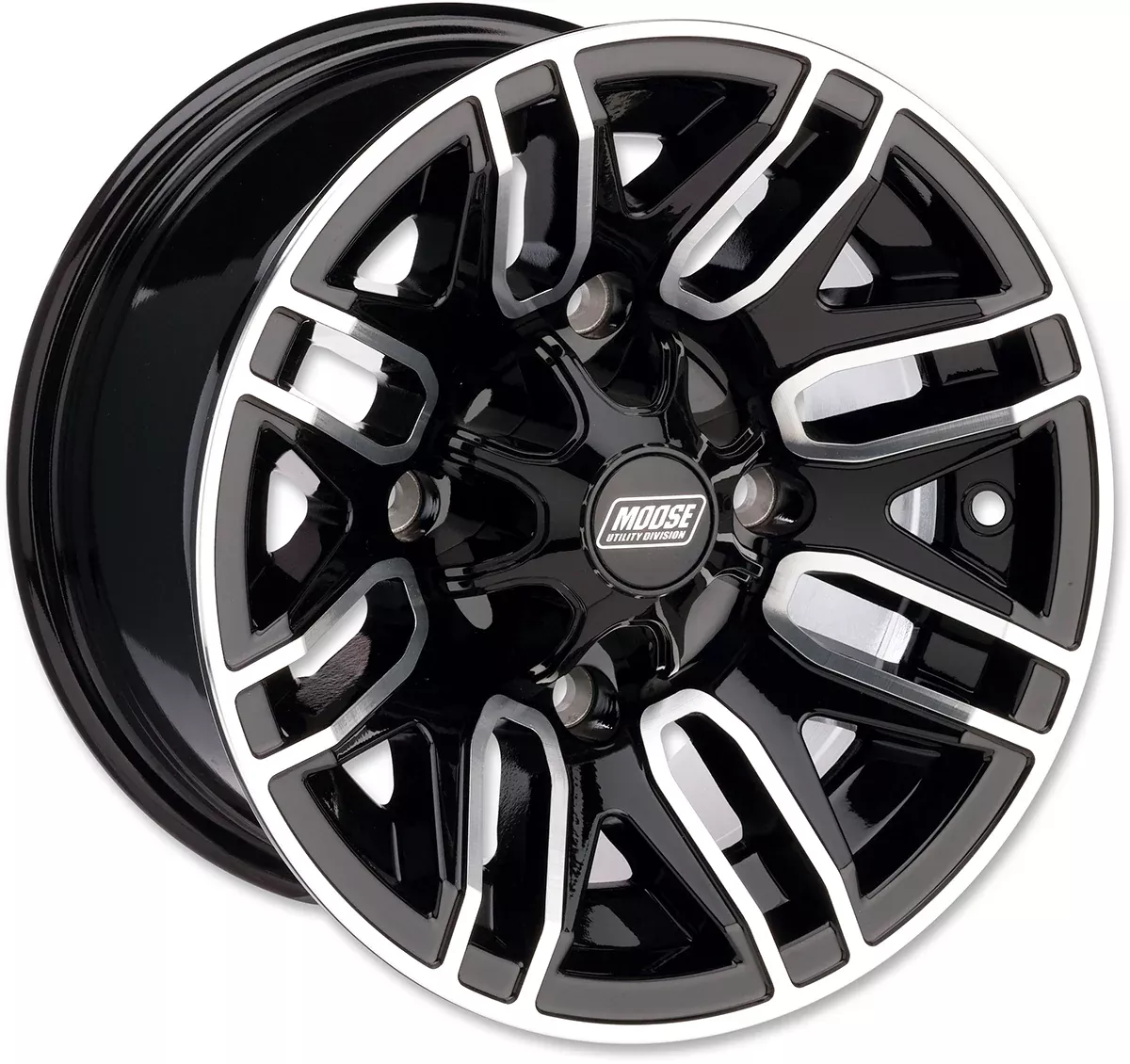 Moose Offroad Wheel – 112X – Front – Black – 12×7 – 4/110 – 4+3-112M127110GBMF4