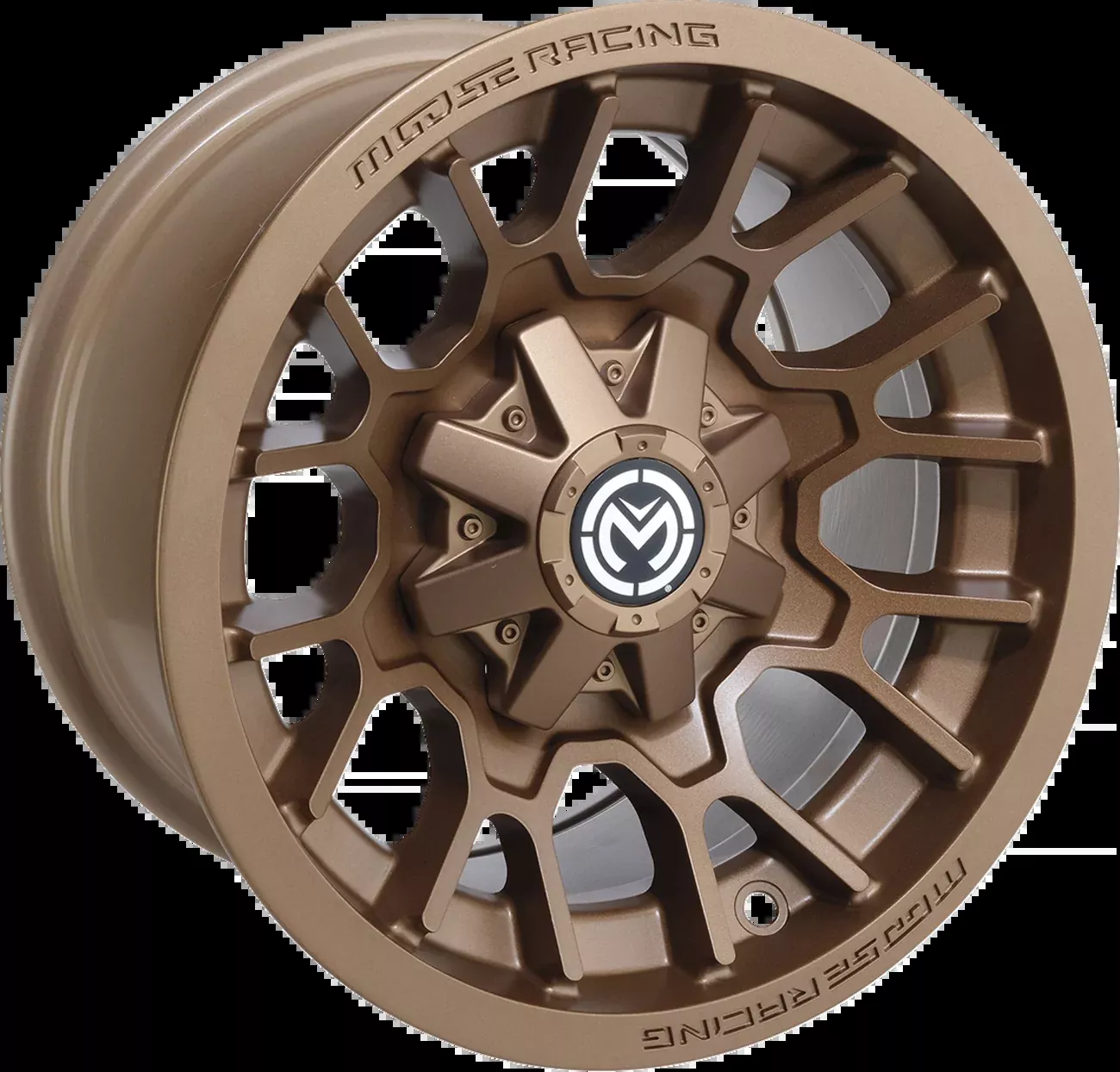 Moose Offroad Wheel – 24X – Front – Bronze – 12×7 – 4/110 – 4+3-24MO127110BZ4