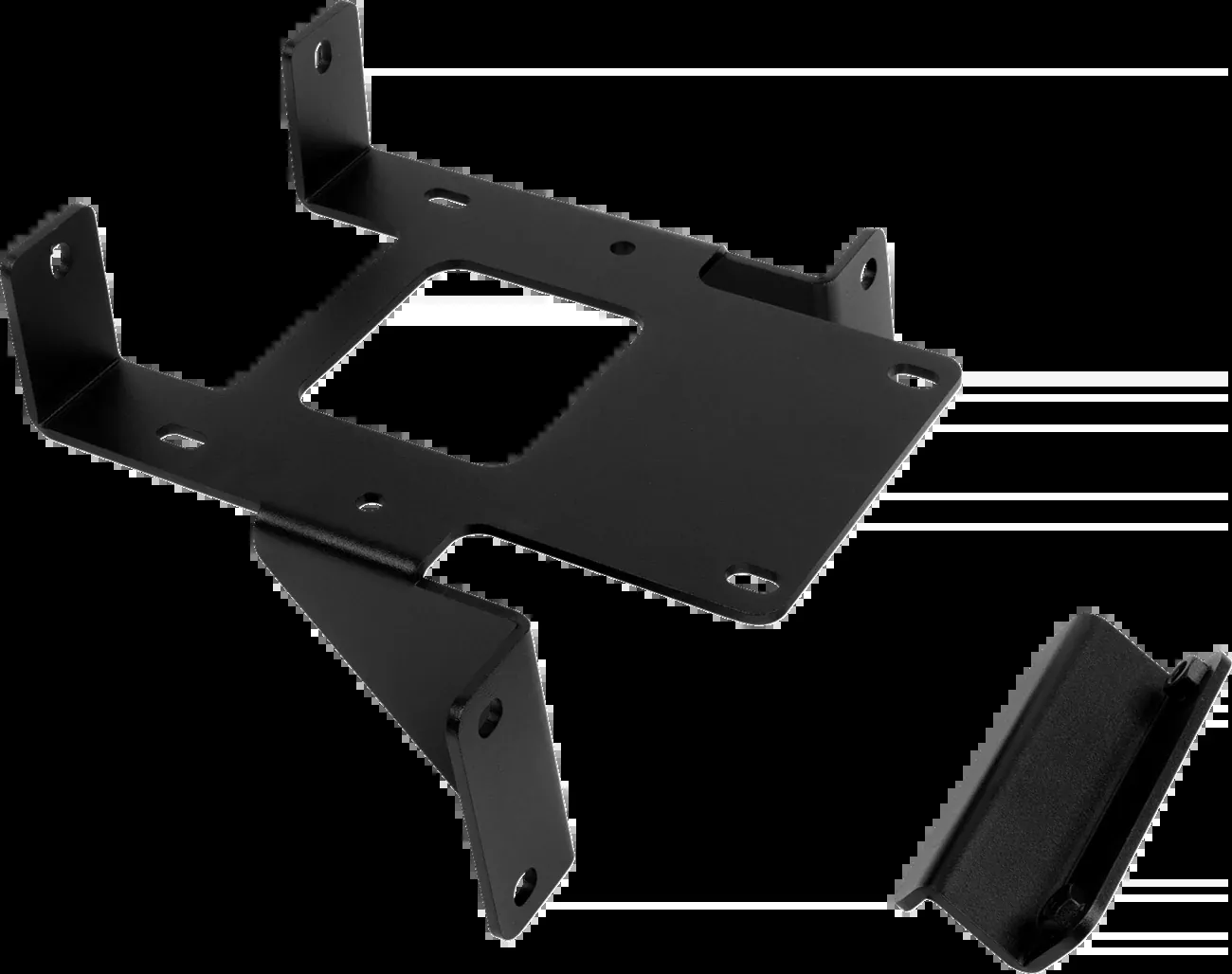 Moose Offroad Winch Mount – UTV – Kawasaki-1653PF