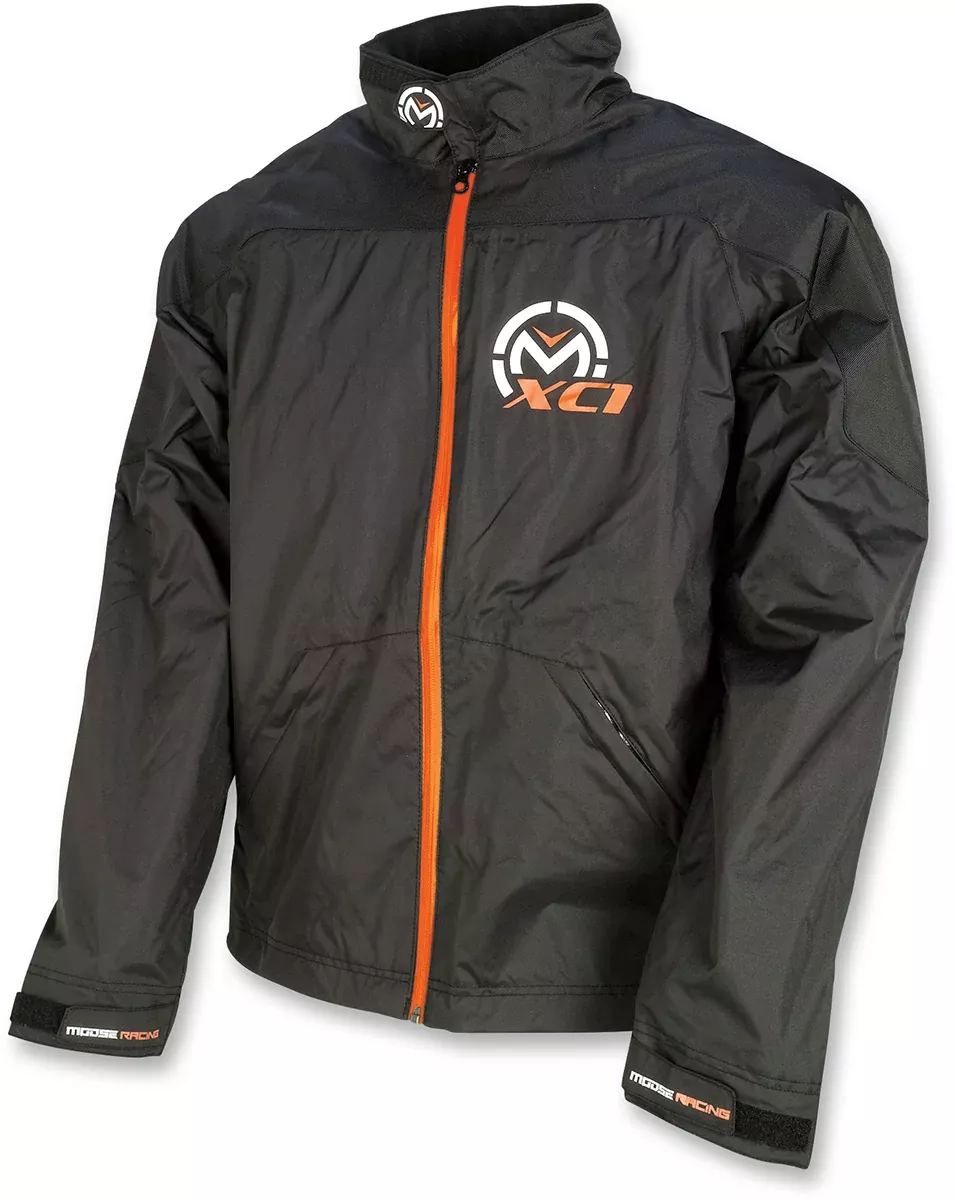 Moose Offroad Youth XC1 Rain Jacket – Black – 10-2922-0068