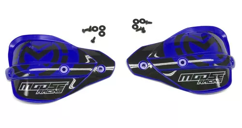 Moose Pro Bend & Contour Handguard Shields - Blue/Black (0635-1467)