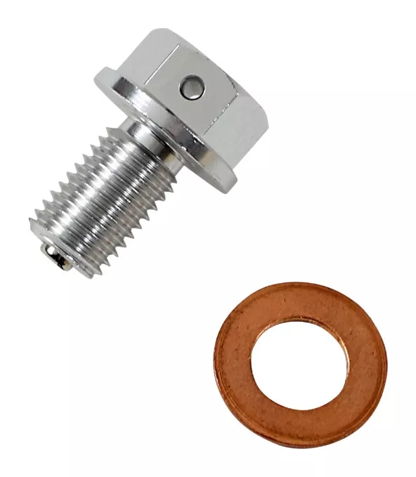 Moose Racing Aluminum Magnetic Drain Plug Yamaha 125cc-450cc 2001-2022