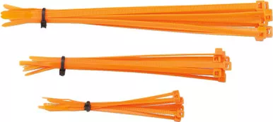 Moose Racing Cable Ties Orange 30 Pack-303-4682