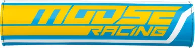Moose Racing Crossbar Pad - 9.2" - Cyan/Yellow-1PAD01-MS92UYW