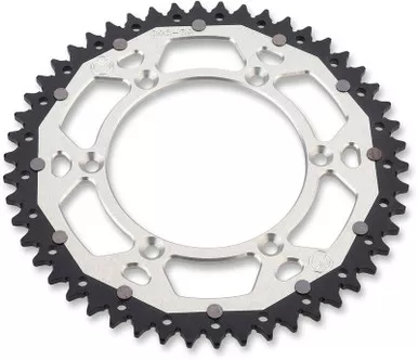 Moose Racing Dual Sprocket MSE - Silver - 50-Tooth-1210-822-50-11X