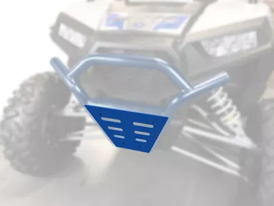 Moose Racing Front Bumper Guard - Blue - RZR-1013-BU