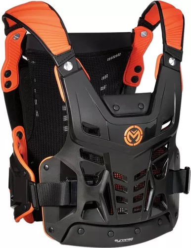 Moose Racing Synapse Lite Black Orange Roost Deflector