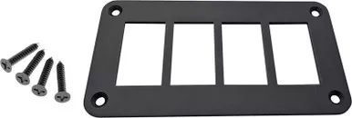 Moose Racing Universal Dash Plate - 4 Switches-4PP-ADA